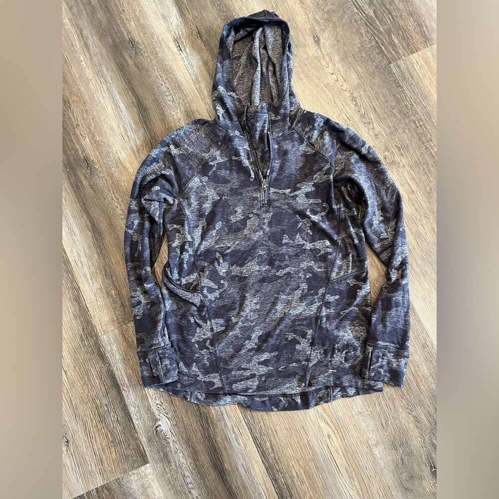 Lululemon camo quarter zip